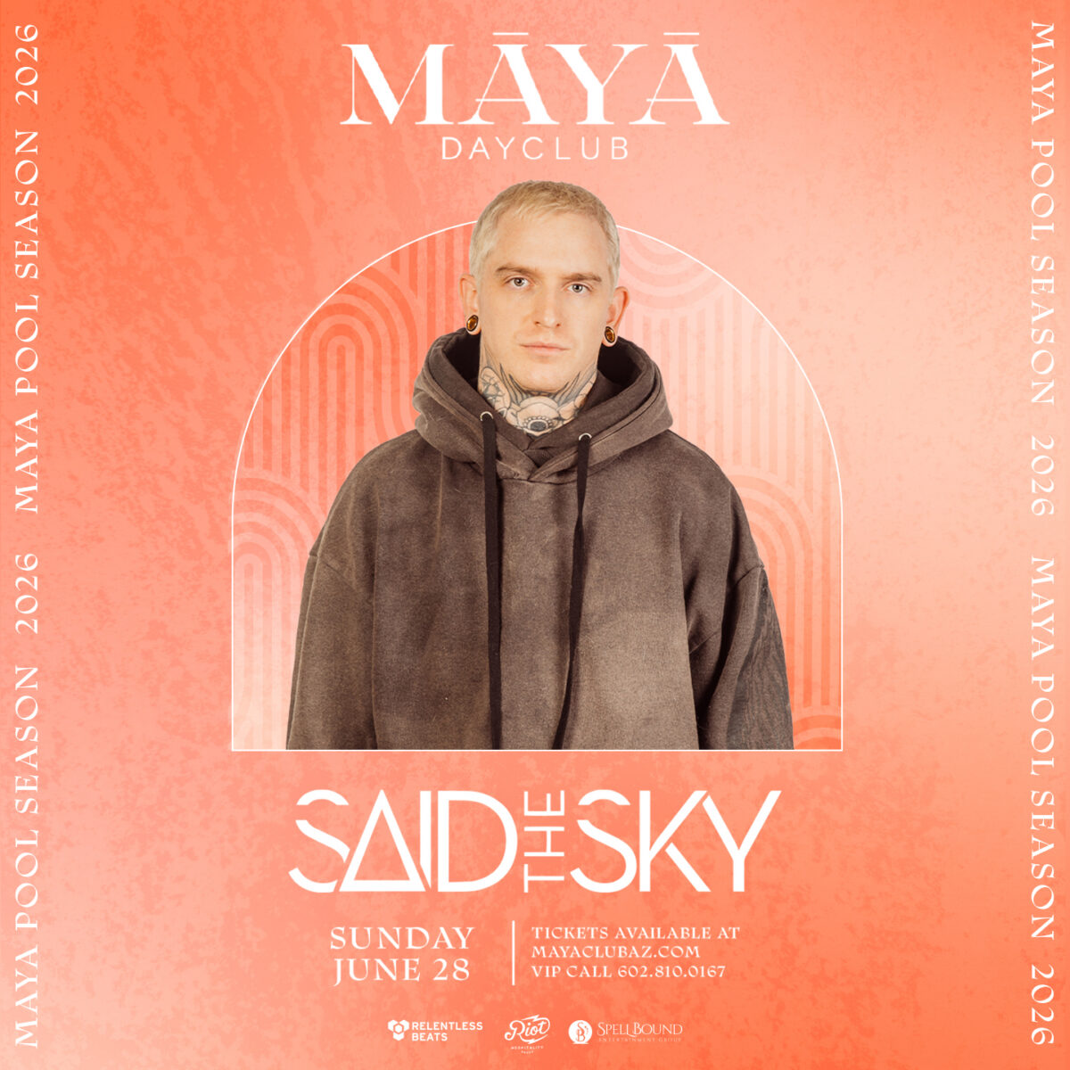 Flyer for Said The Sky