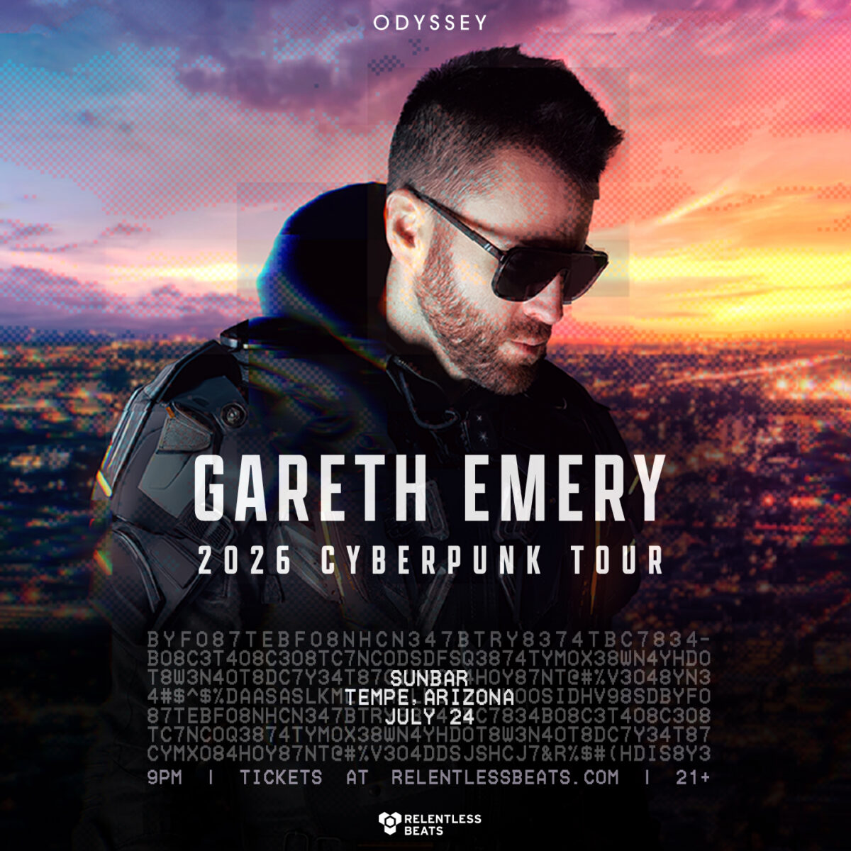 Flyer for Gareth Emery