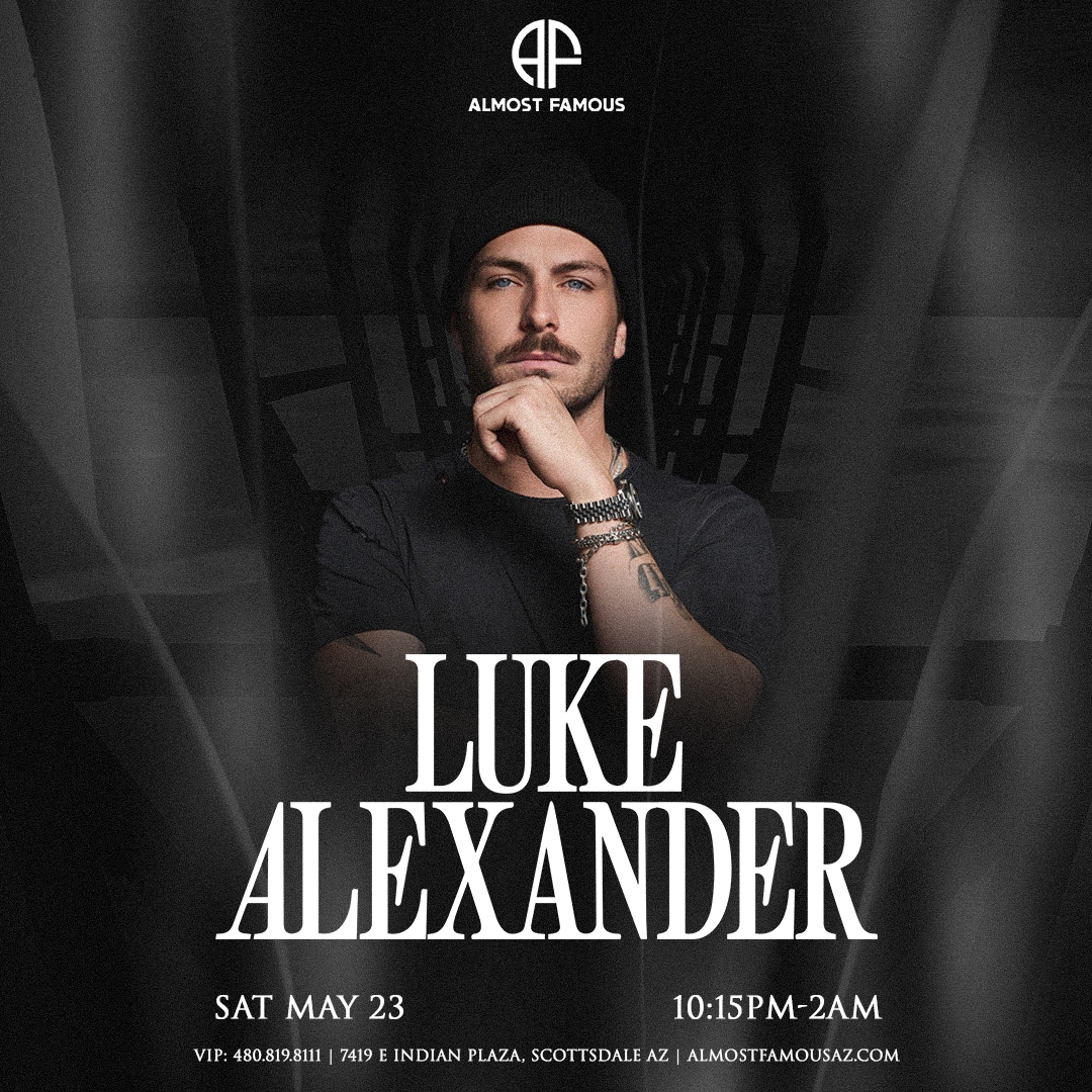 Flyer for Luke Alexander